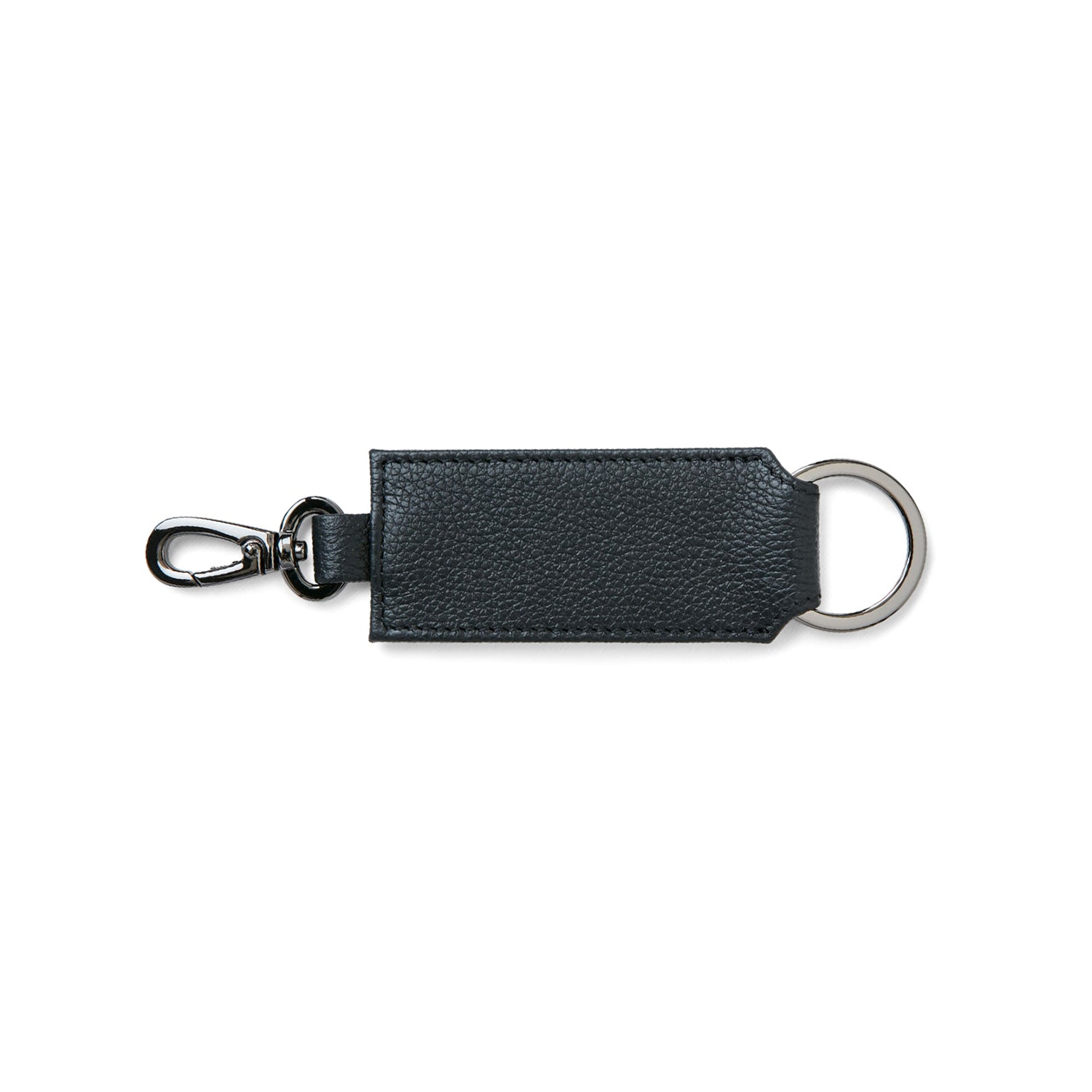 Odin Leather Goods Bleed Knot Keychain + Hook Black / Black